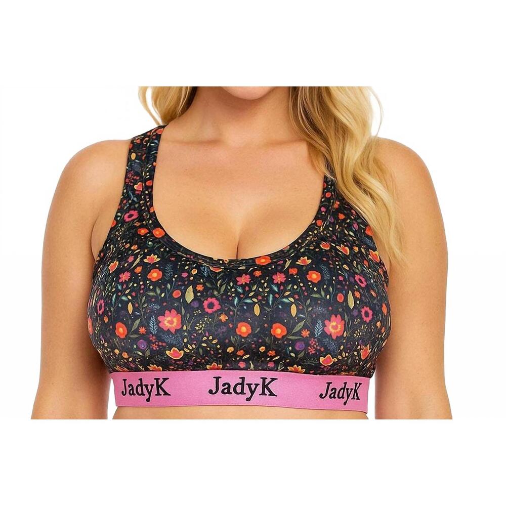 NEW JADYK arya printed bralette in fiesta flora